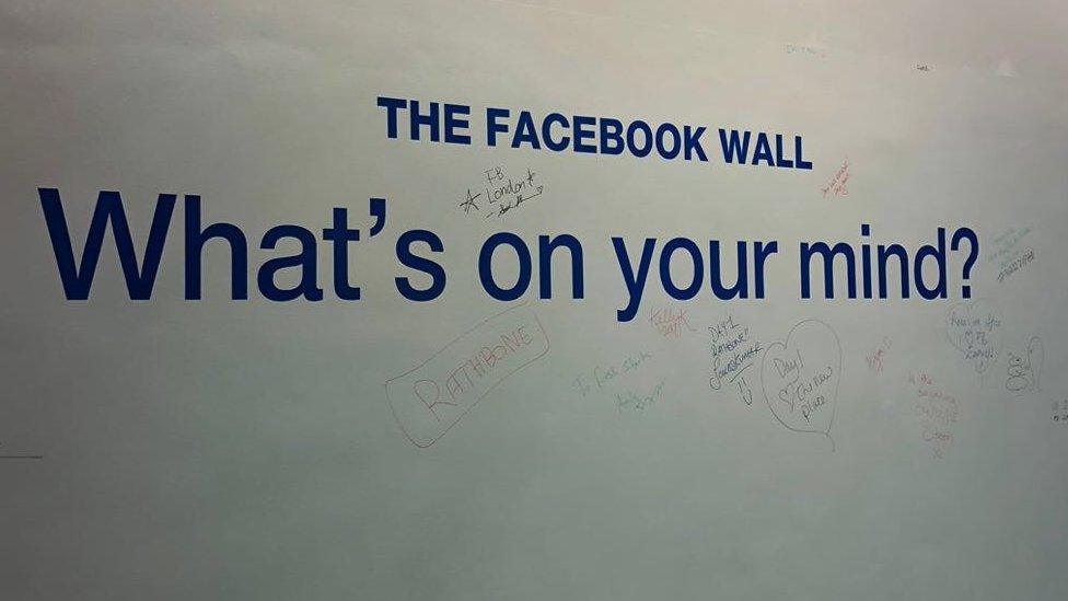 Facebook's new wall