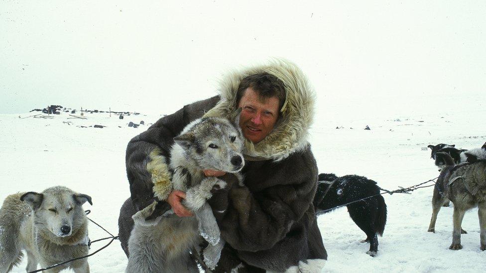 Benedict Allen with his dog team