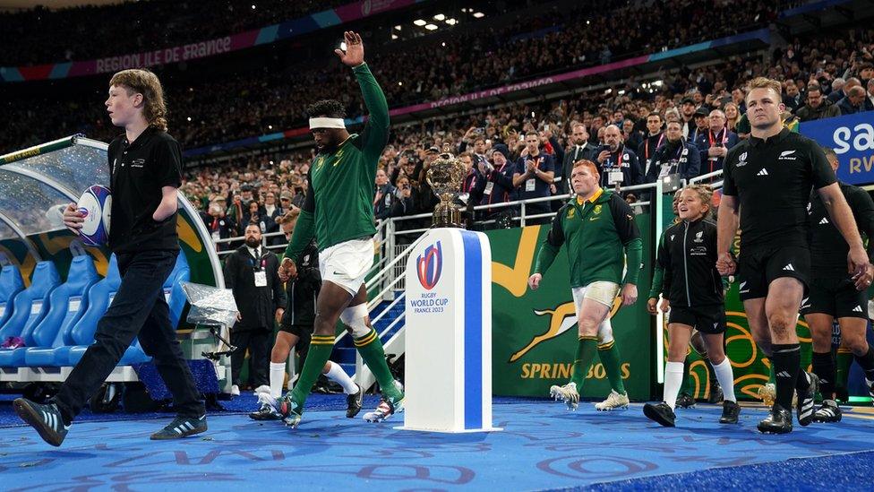 Jacob and the teams ahead of the Rugby World Cup final