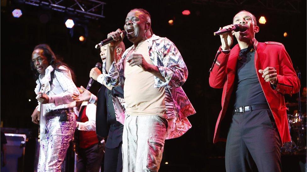 Earth Wind and Fire performing in 2013