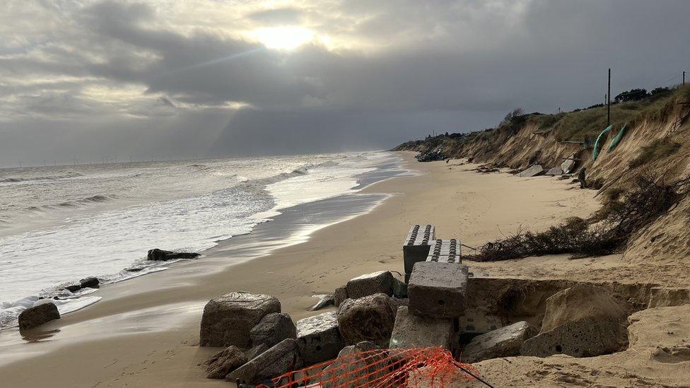 coastline at Hemsby