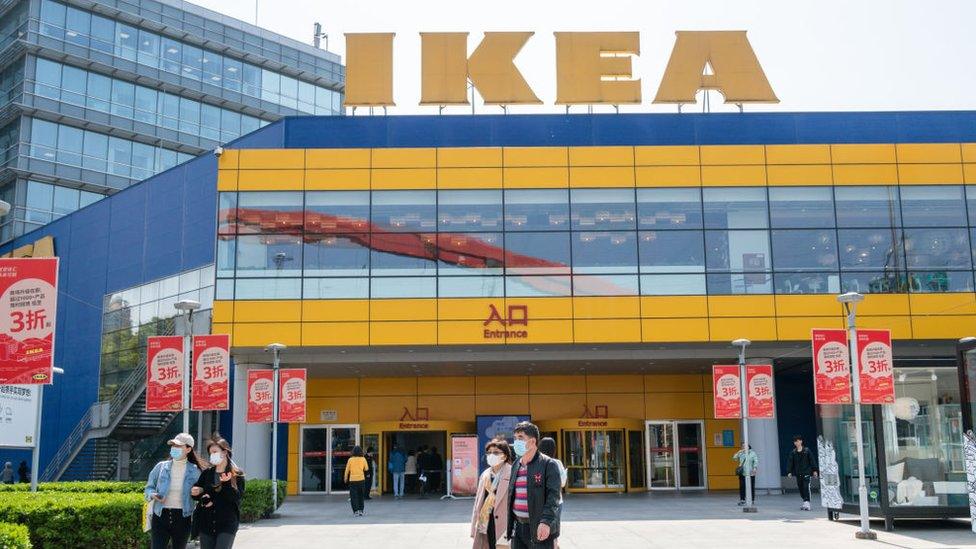 Ikea's store in Xuhui district, Shanghai