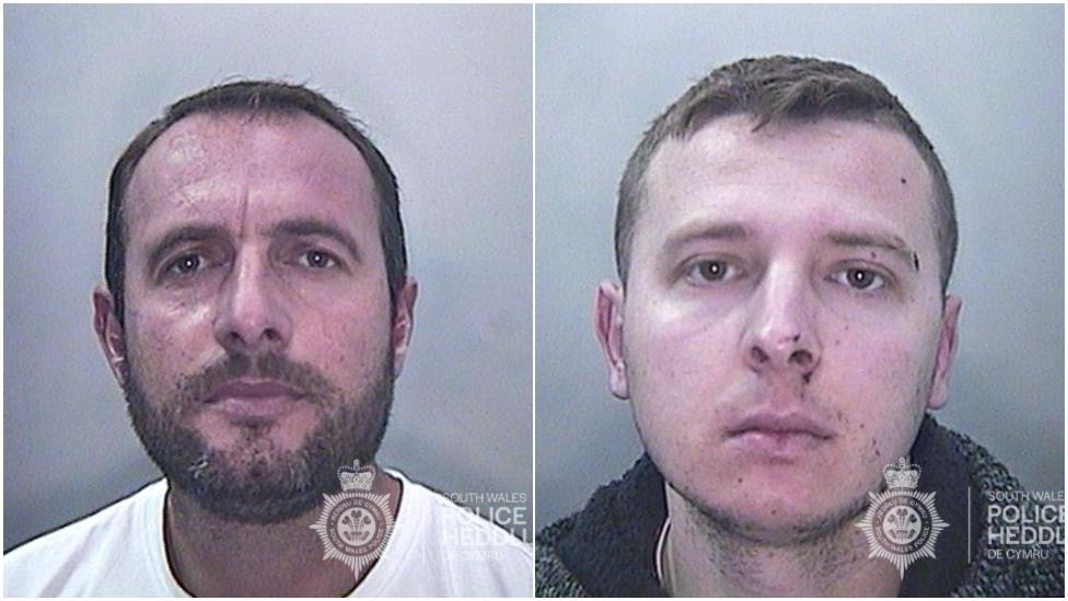 Police custody photos of Arjet Melhalla and Ardit Melhalla