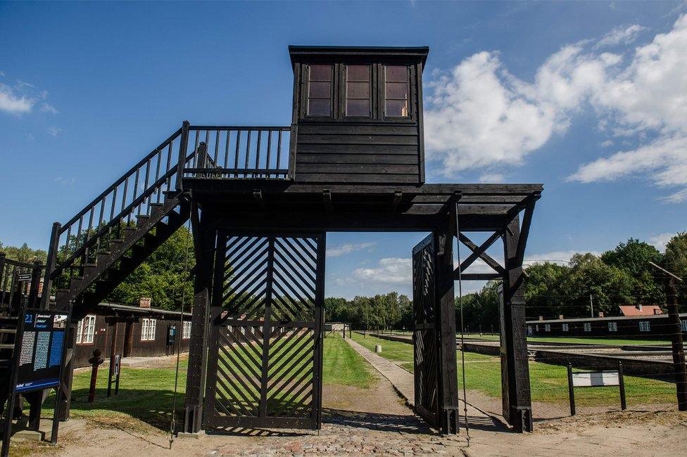 The former German Nazi concentration camp Stutthof in Sztutowo, northern Poland, 2 September 2016