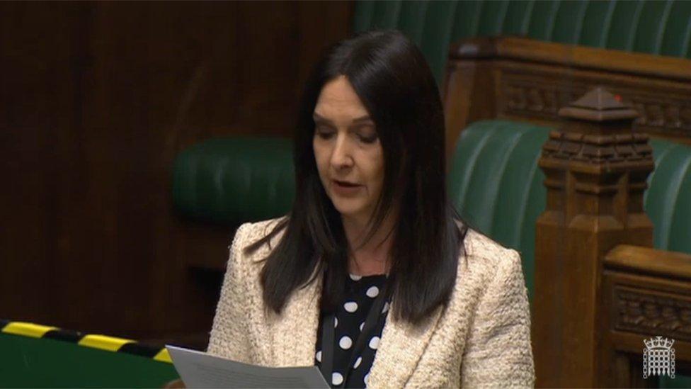 Margaret Ferrier speaking in the Commons