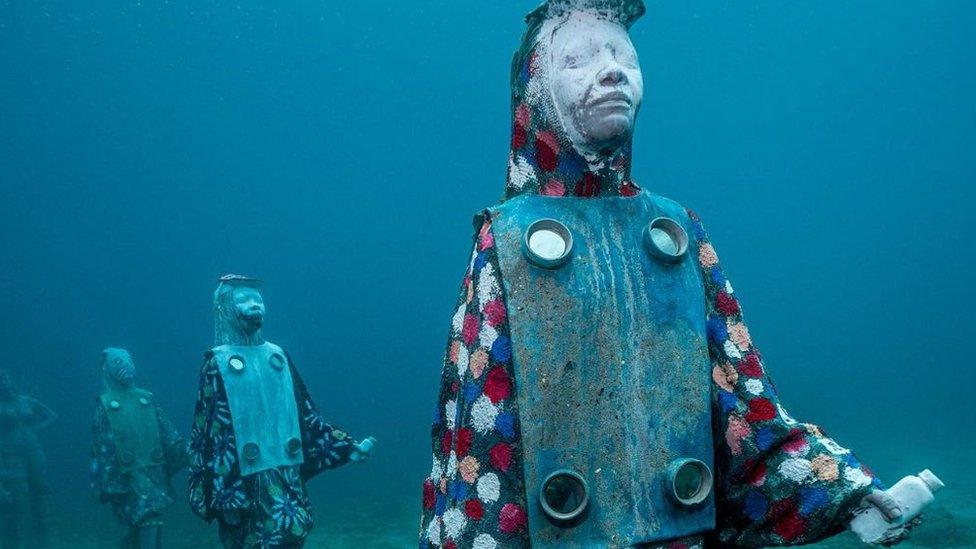 Underwater sculptures