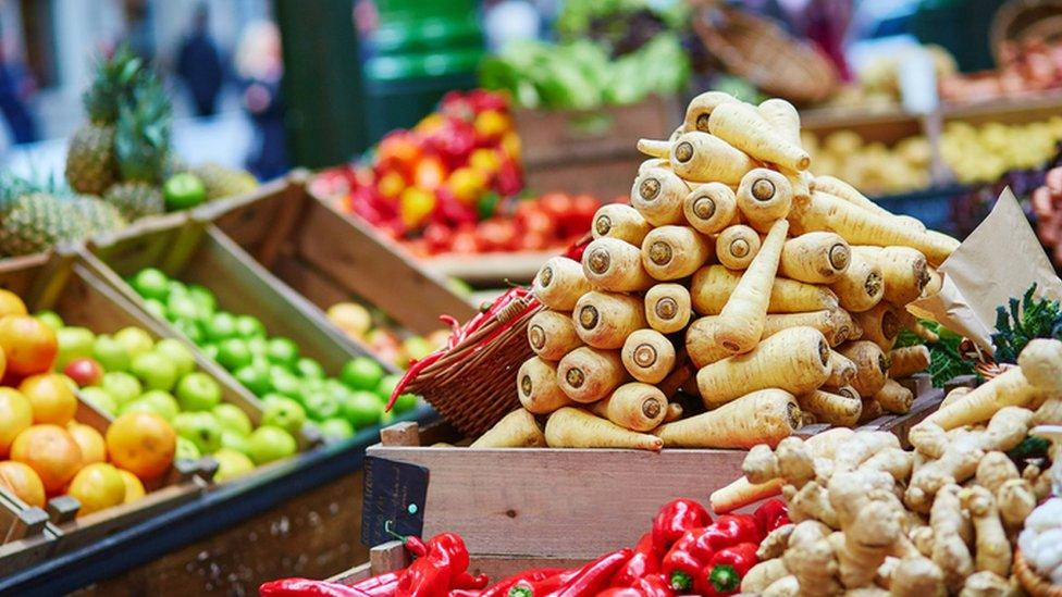 Fruit and vegetable stall