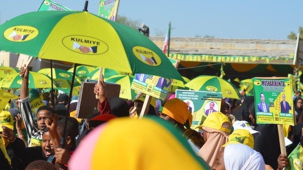 Campaign rally of Kulmiye party