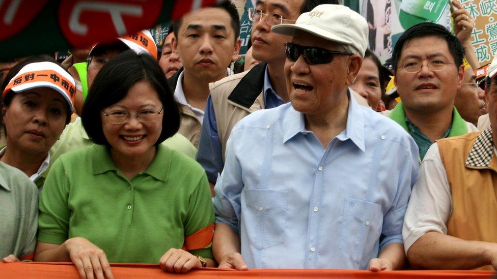 Tsai Ing-wen and Lee Teng-hui