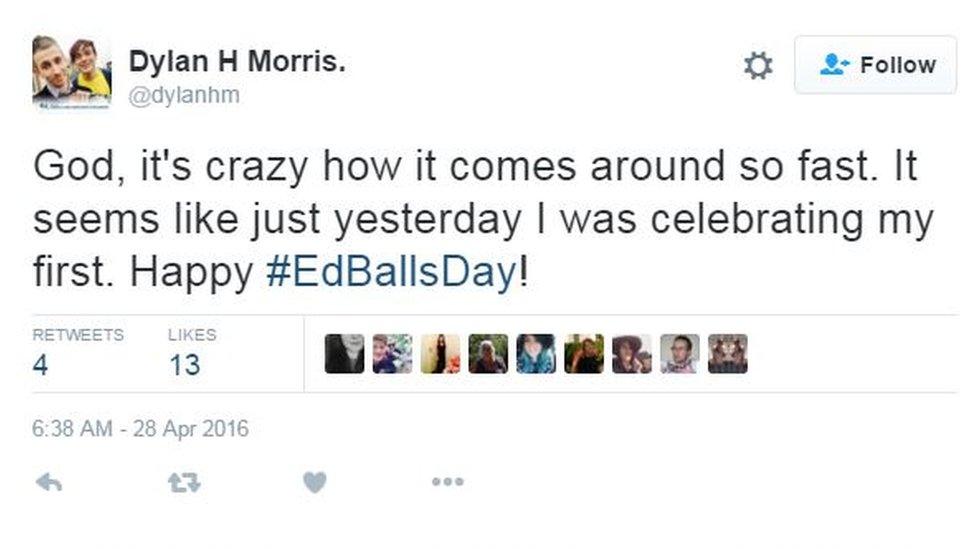 God It's crazy how it comes around so fast. It seems like just yesterday I was celebrating my first #EdBallsDay