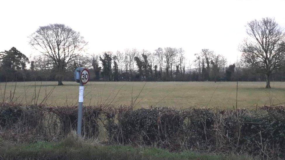 Site of proposed church