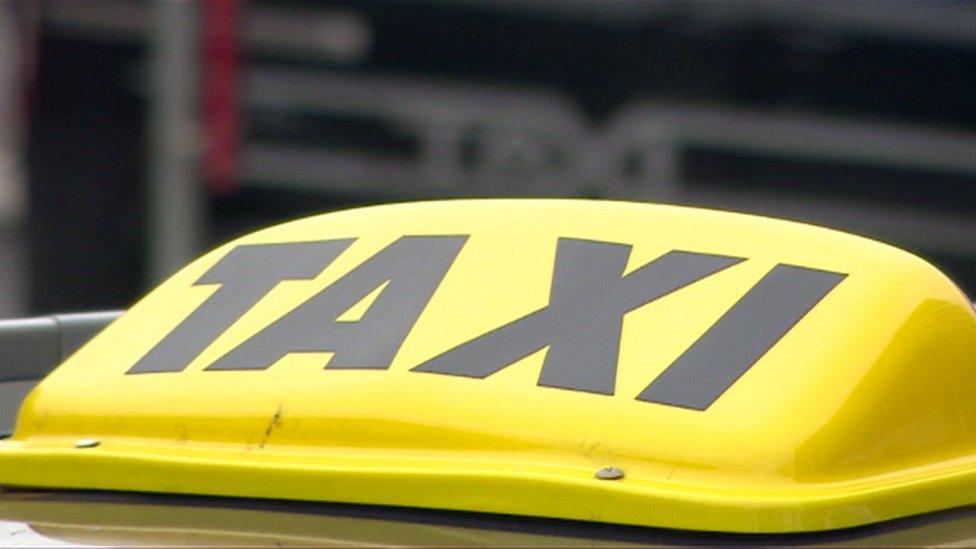 Taxi sign