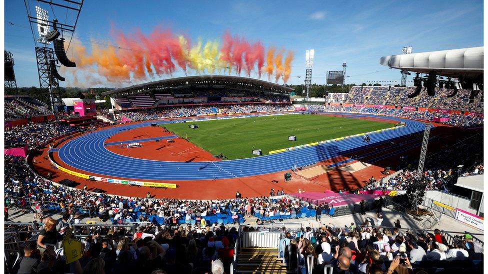 The 2022 Commonwealth Games at Alexander Stadium, Birmingham