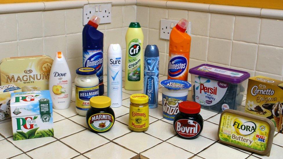 Unilever products