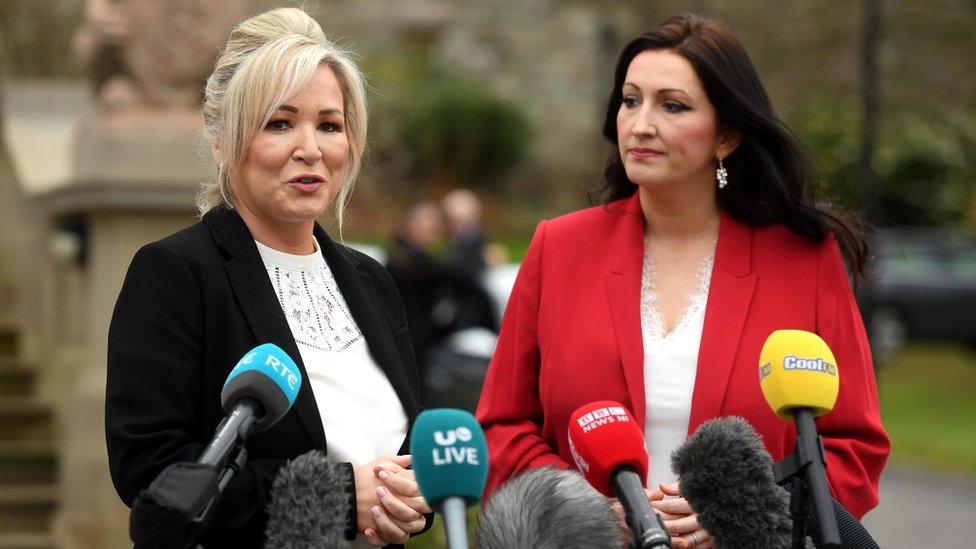 Michelle O'Neill and Emma Little-Pengelly