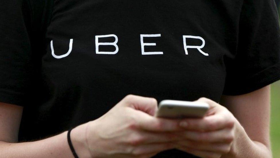 Uber on t-shirt