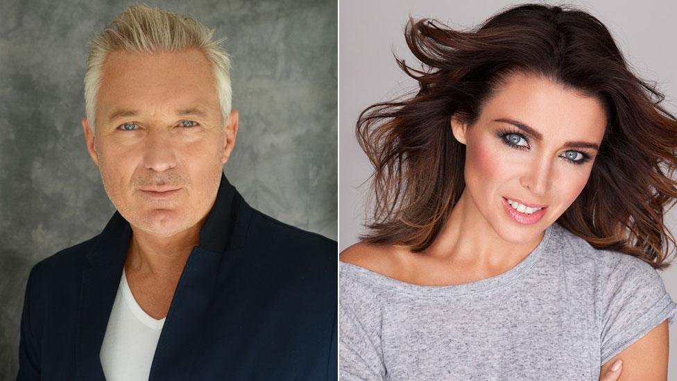 Martin Kemp and Danni Minogue