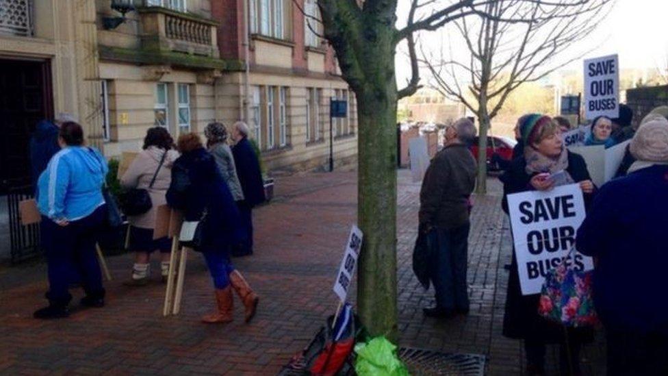 Protests have spread because of council cuts