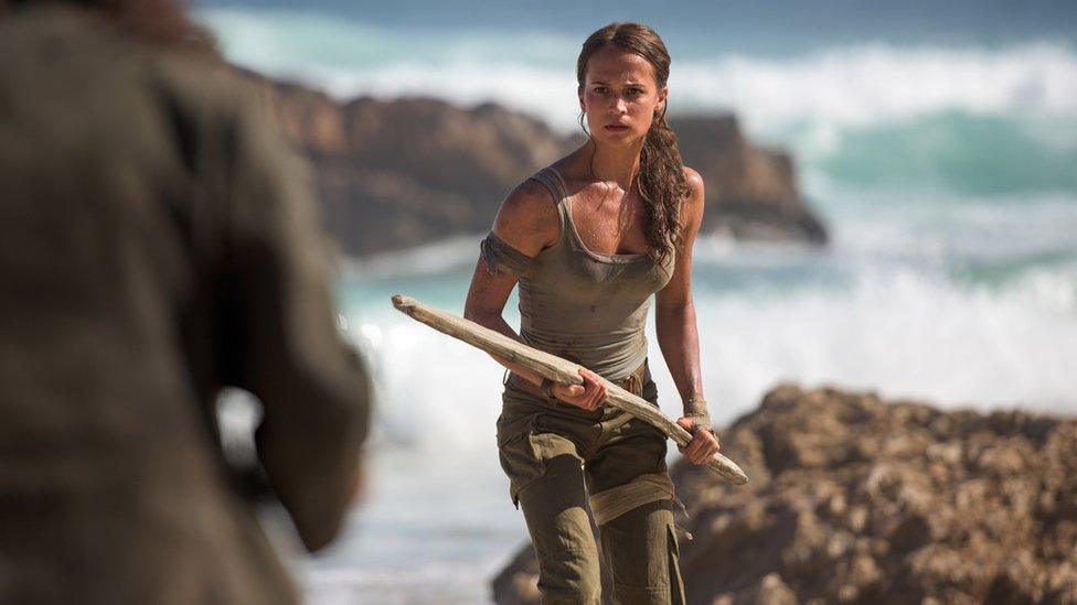 Alicia Vikander in Tomb Raider