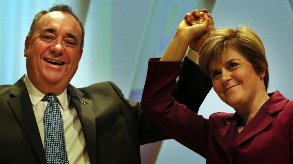 Alex Salmond and Nicola Sturgeon