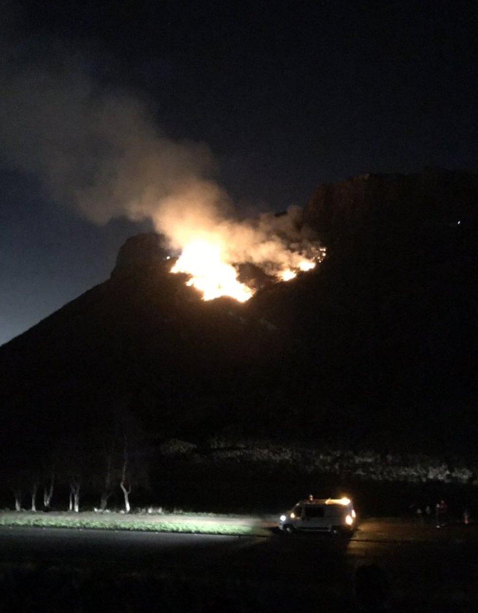 Arthur's Seat fire