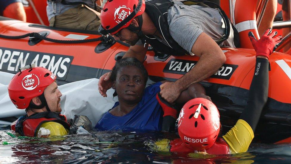 Rescue of migrants, 17 Jul 18