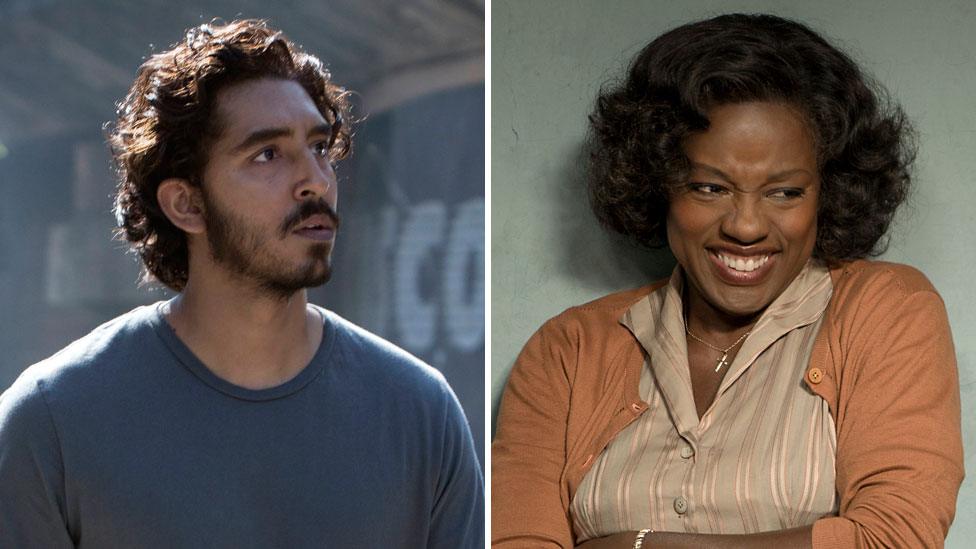 Dev Patel in Lion and Viola Davis in Fences