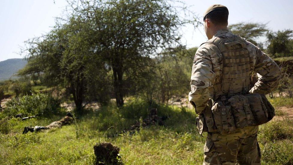 The Kenyan forces have been picking up drills and skills from the Scots