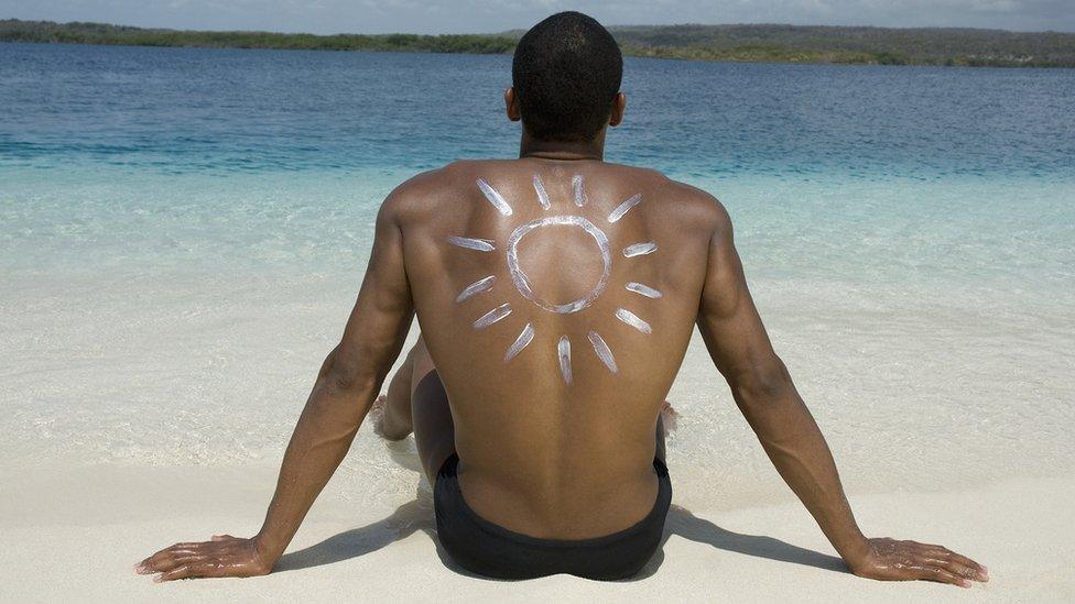 Man on a beach