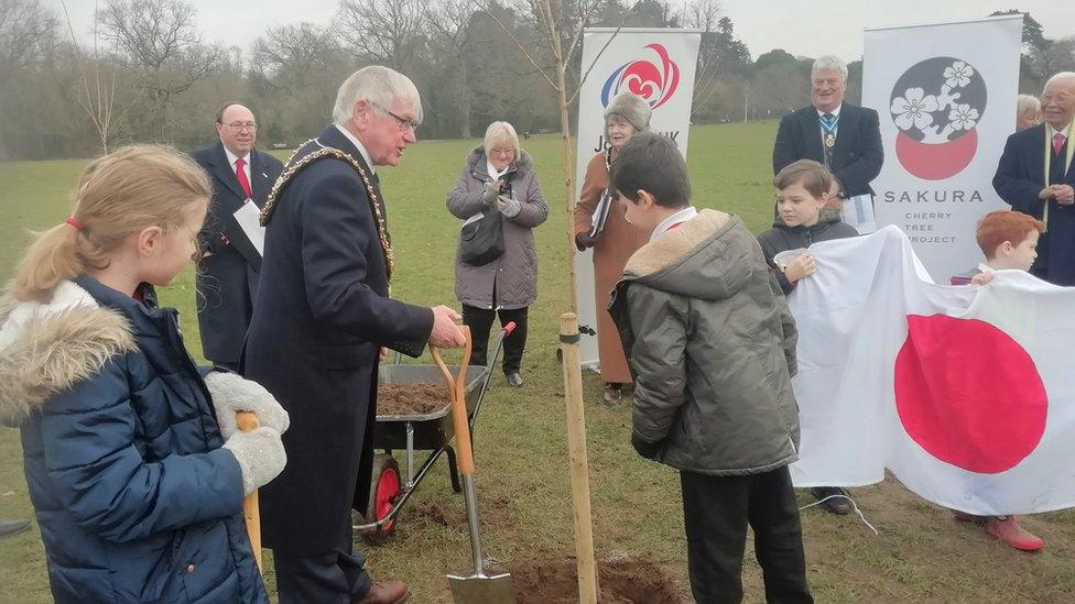 New tree planting ceremony pic