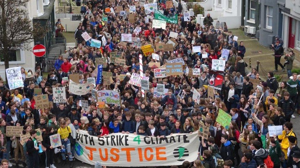 Brighton protest