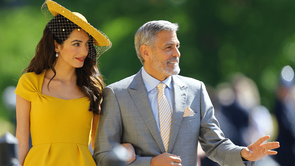 Amal and George Clooney