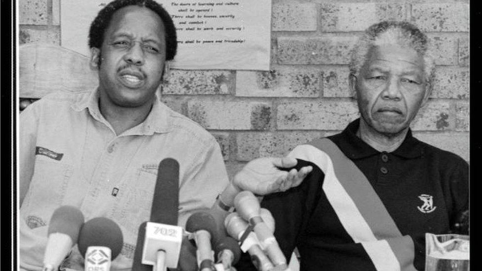 Chris Hani with Nelson Mandela