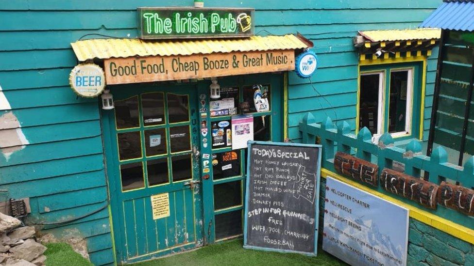 The Irish Pub in Namche Bazar, Nepal