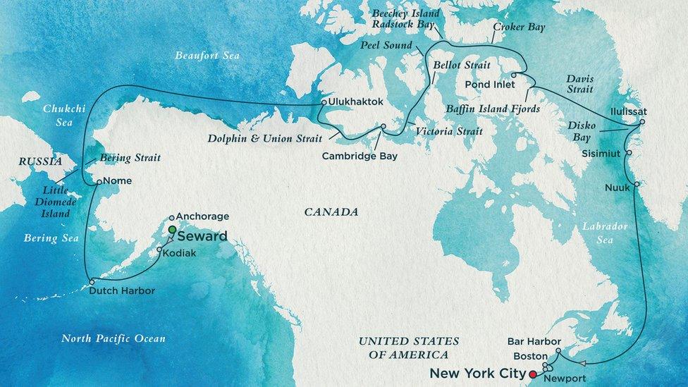 voyage map