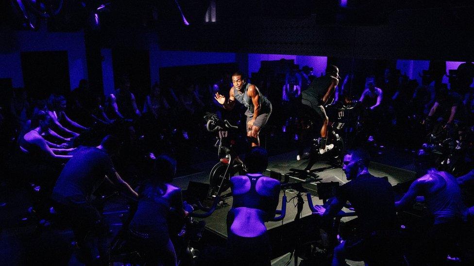 Peloton has studios in London and New York