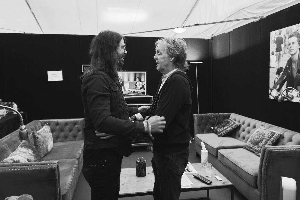 Paul McCartney and Dave Grohl