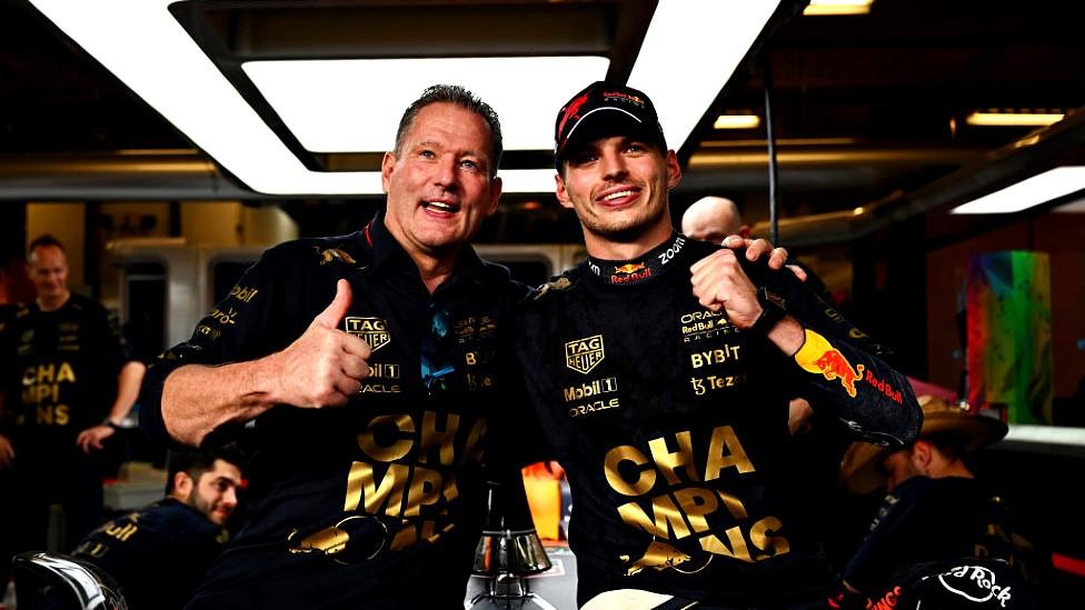 Jos and Max Verstappen