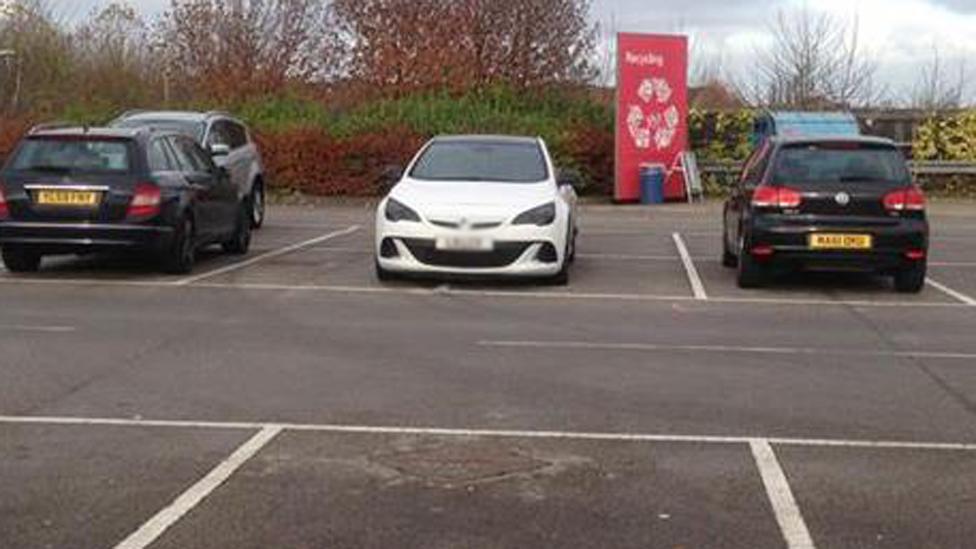 The original image of Mr Varley's parking