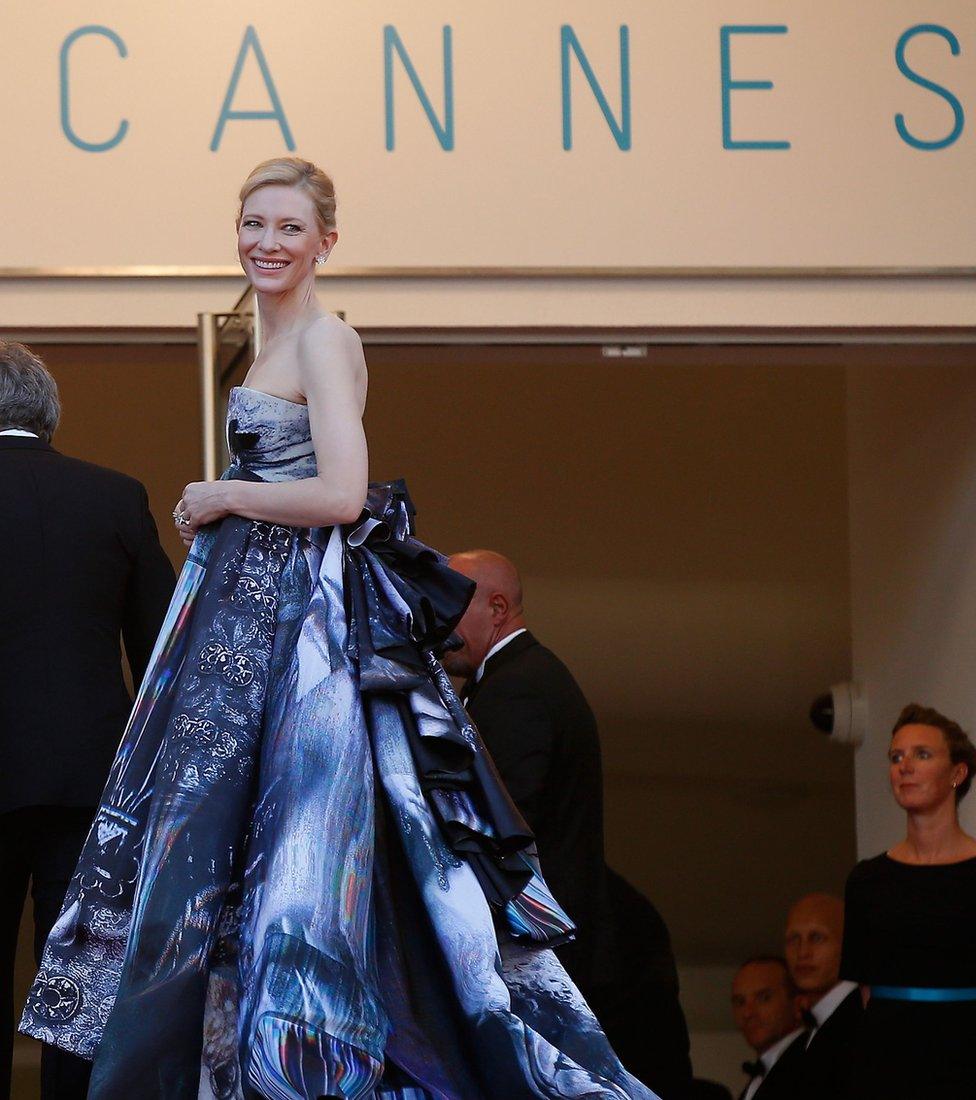 Cate Blanchett at Cannes in 2015