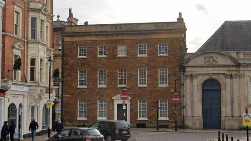 Two-storey, five window Georgian town house