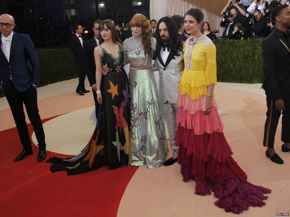 Florence Welch and Charlotte Casiraghi