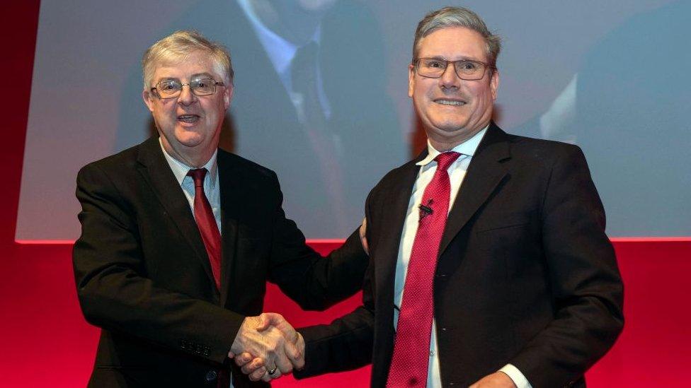 Mark Drakeford and Sir Keir Starmer