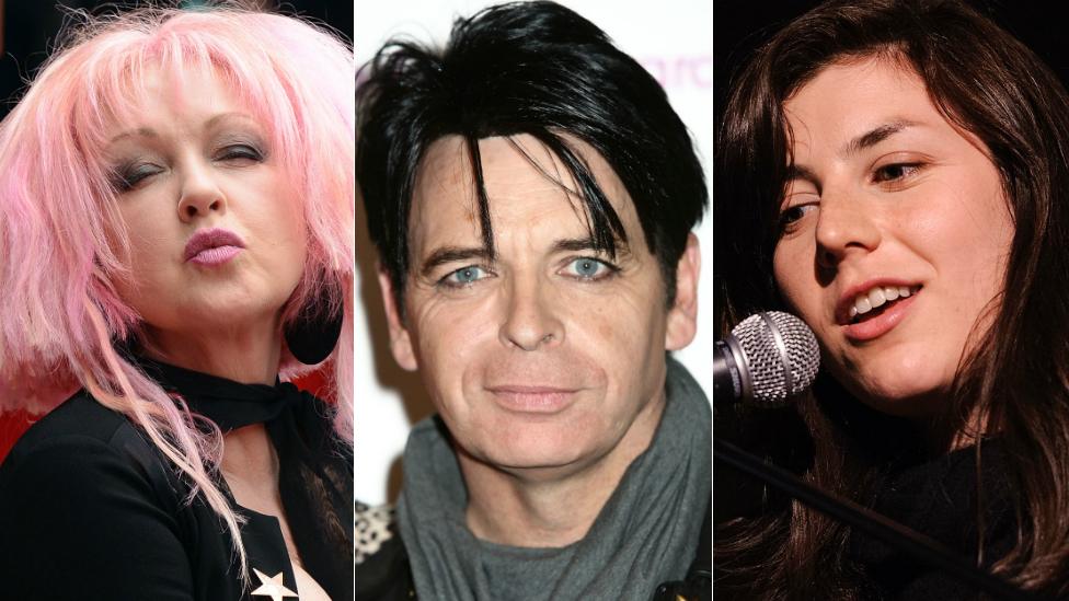 Cyndi Lauper, Gary Numan and Julia Holter