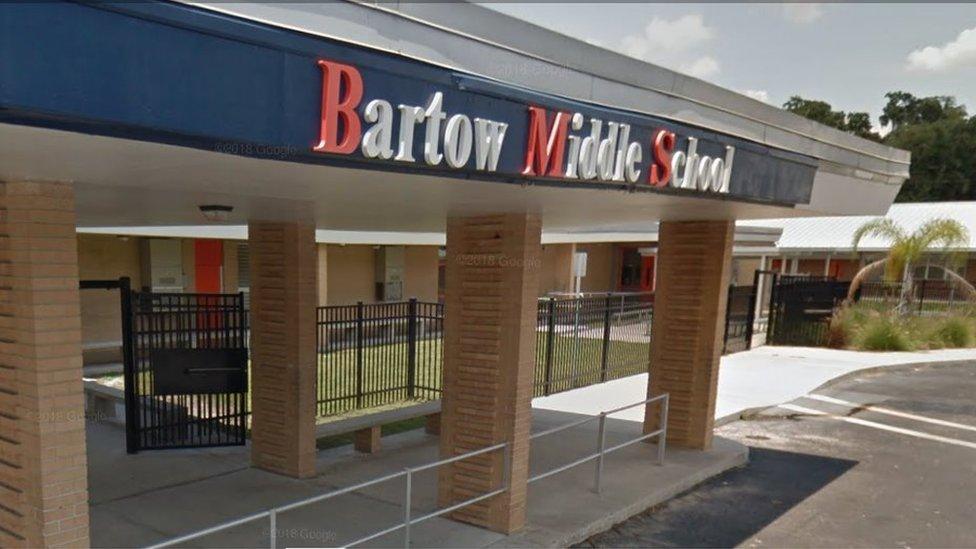 Bartow Middle School entrance