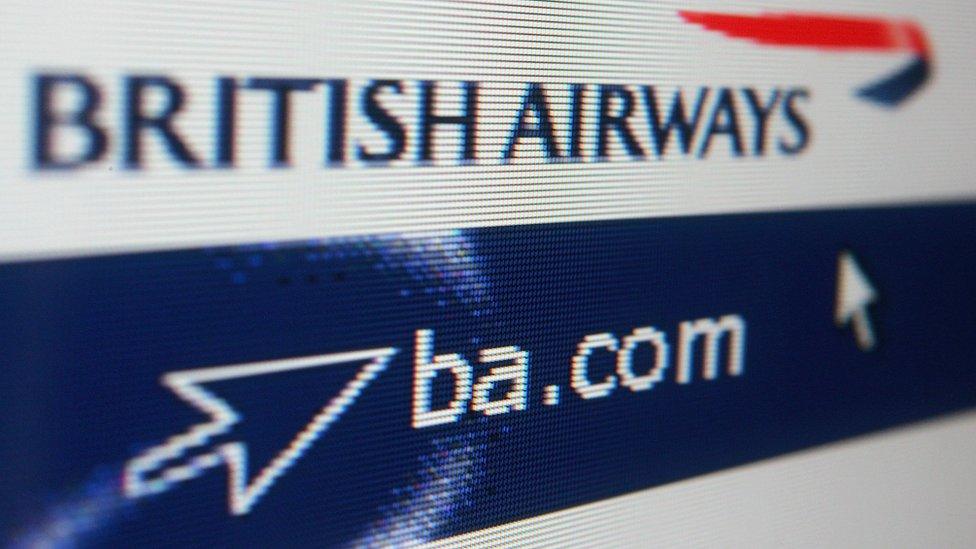 BA website