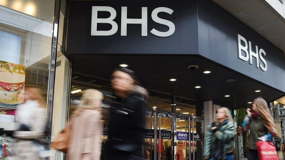 BHS store on Oxford Street