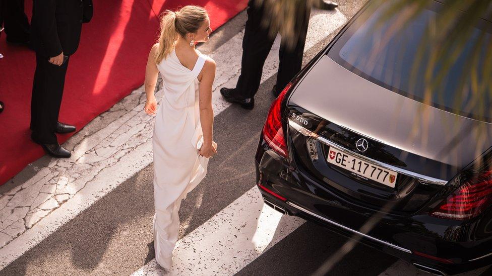 Aerial photograph of Bar Refaeli attending the Cannes Film Festival