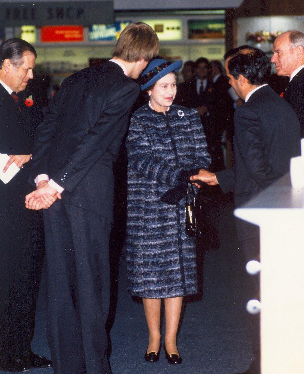 Queen Elizabeth II officially opens London City Airport