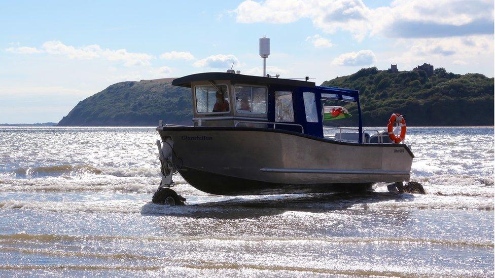 Ferry boat on the estuary